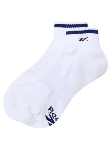 Essential Crew Socks White Blue - REEBOK - BALAAN 1