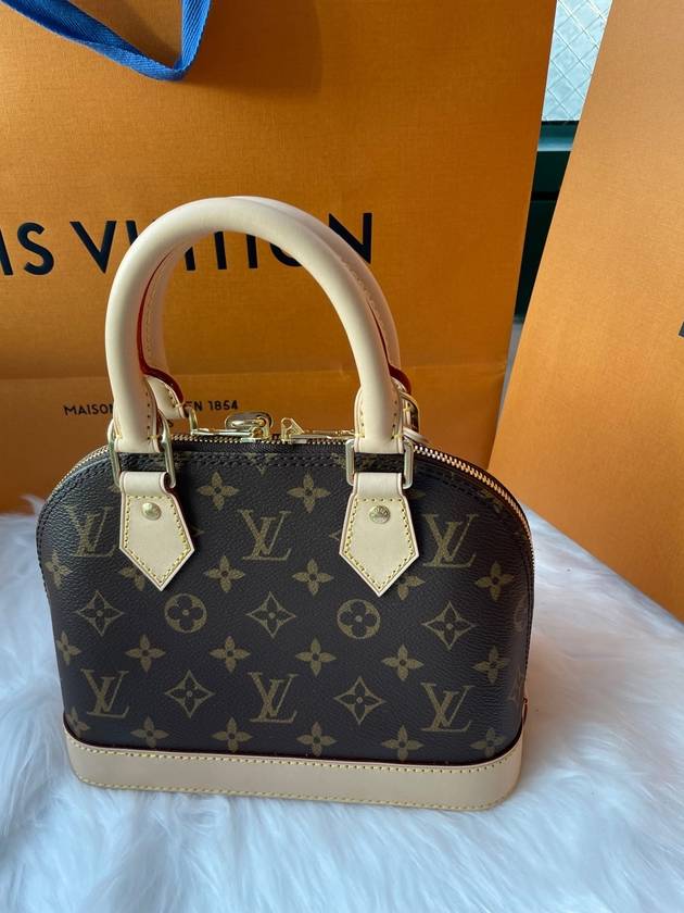 Alma BB Monogram Canvas Tote Bag Brown - LOUIS VUITTON - BALAAN 7