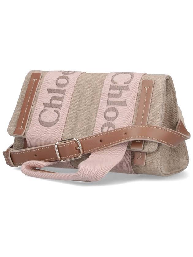 Woody Canvas Belt Bag Beige Pink - CHLOE - BALAAN 3