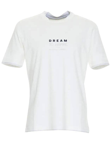 Short Sleeve T-Shirt White - BRUNELLO CUCINELLI - BALAAN.