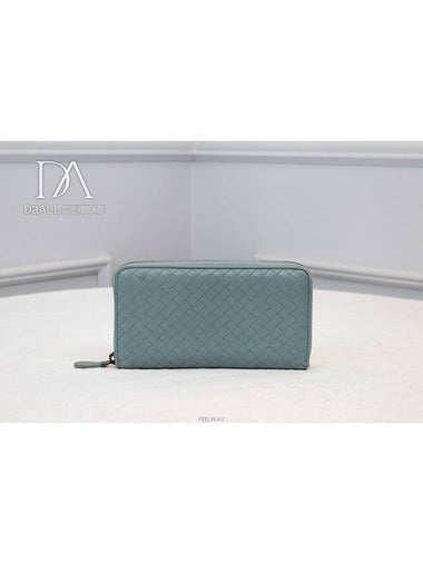 Daol Sangin Store Intrecciato Sky Zipper Long Wallet Condition B - BOTTEGA VENETA - BALAAN 1