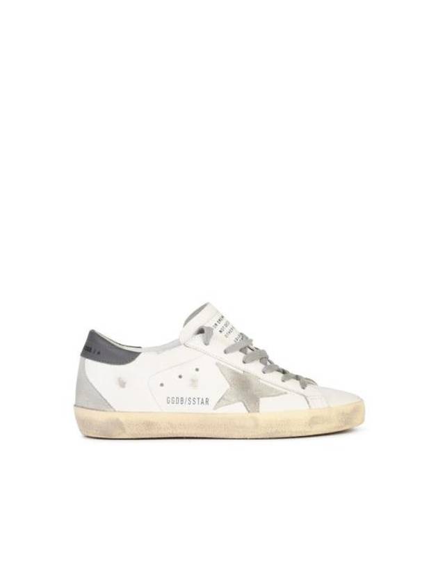 Superstar Leather Low Top Sneakers Grey White - GOLDEN GOOSE - BALAAN 2