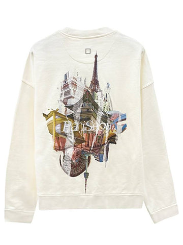 W243TS29724I City Graphic Sweatshirt Ivory Men s TSH - WOOYOUNGMI - BALAAN 1