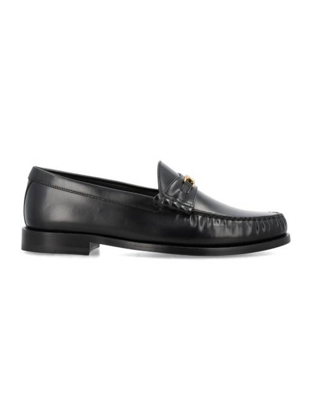 Luco Triomphe Polished Bull Loafers Black - CELINE - BALAAN 6