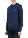 Fox Head Patch Regular Sweatshirt Midnight Blue - MAISON KITSUNE - BALAAN 4