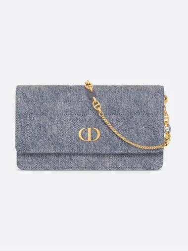 Caro Pouch Cross Bag Blue - DIOR - BALAAN 1