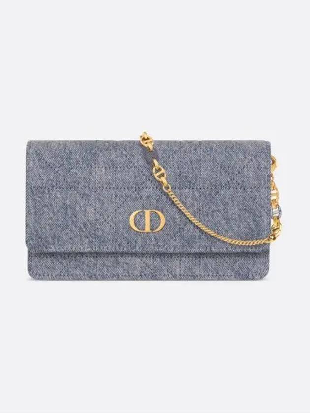 Caro Pouch Cross Bag Blue - DIOR - BALAAN 1