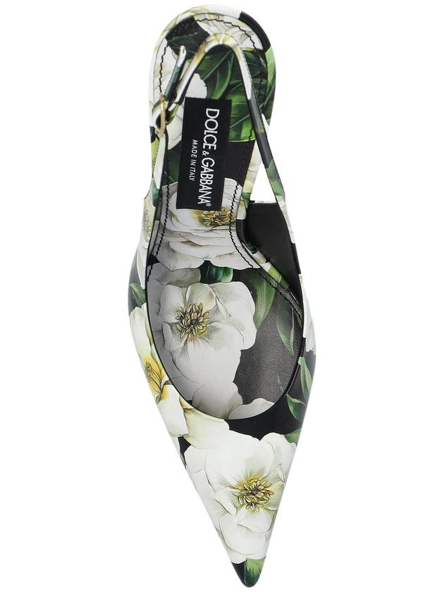 Dolce & Gabbana Heeled Shoes With Floral Motif, Women's, Multicolour - DOLCE&GABBANA - BALAAN 6