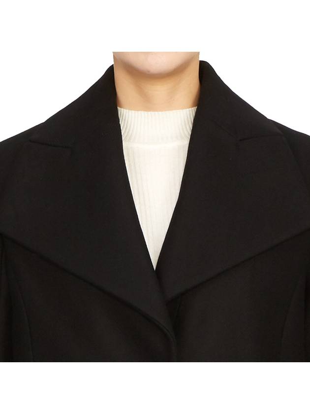 Virgin Wool Single Coat Black - PATOU - BALAAN 10