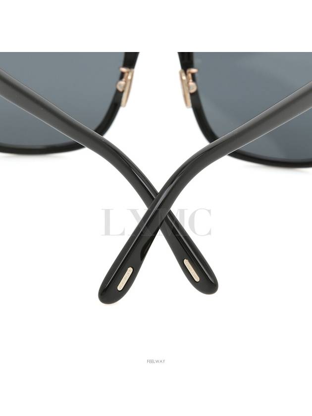 TF1132 Black Gold T Logo Horn Rim Sunglasses - TOM FORD - BALAAN 8