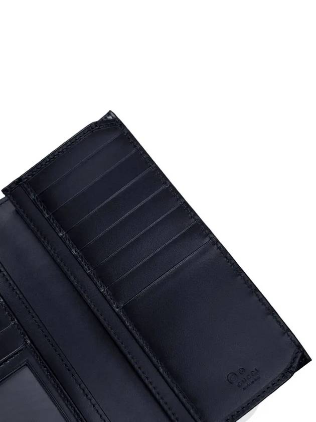 Signature Cima Long Wallet 779828 CWC1N 4009 Dark Navy - GUCCI - BALAAN 5