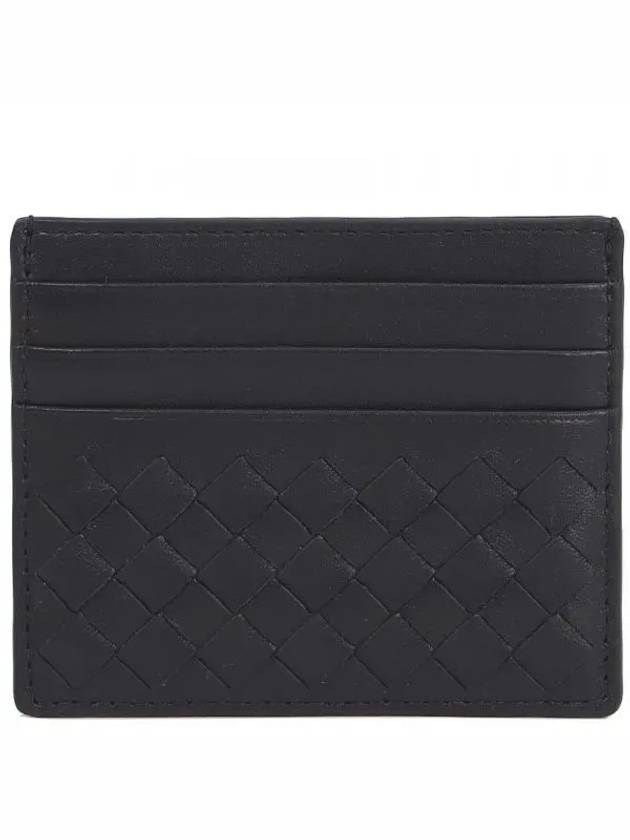 Intreciato Weaving Card Wallet Navy - BOTTEGA VENETA - BALAAN 2