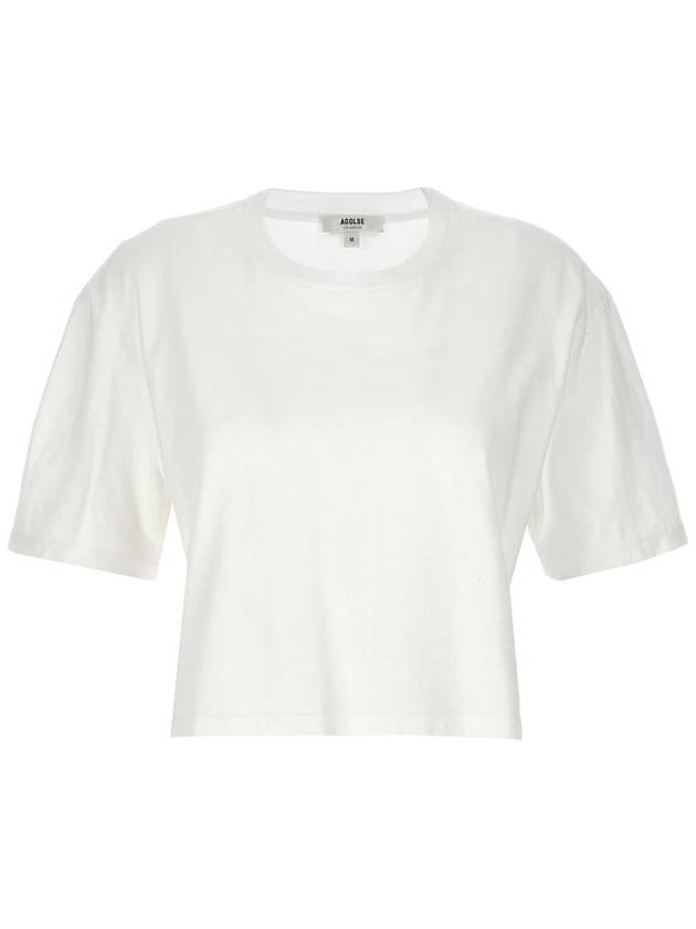 Anya Short Sleeve T-Shirt White - AGOLDE - BALAAN 2