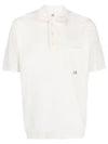 1020 Jersey Small Logo Pocket Short Sleeve Polo Shirt White - CP COMPANY - BALAAN 2