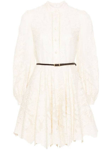 Zimmermann Ottie Embroidered Mini Dress Clothing - ZIMMERMANN - BALAAN 1