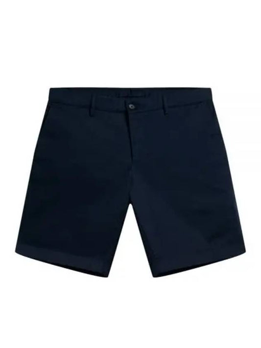 Men's Nathan Cloud Satin Shorts Navy - J.LINDEBERG - BALAAN 2