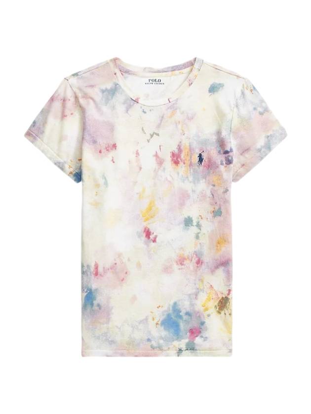 Paint Splatter Jersey Short Sleeve T-Shirt - POLO RALPH LAUREN - BALAAN 1