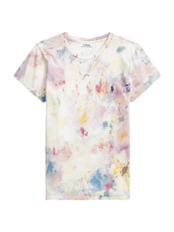 Paint Splatter Jersey Short Sleeve T-Shirt - POLO RALPH LAUREN - BALAAN 1