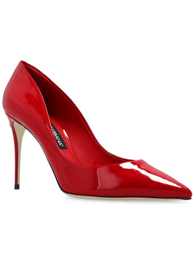 leather pumps heel red - DOLCE&GABBANA - BALAAN 5