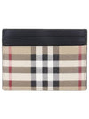 Vintage Check Card Wallet Beige - BURBERRY - BALAAN 4