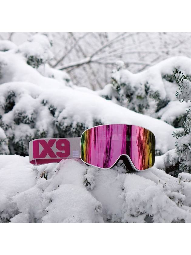 2024 2025 IX3PRO Sky Coral Ski Goggles Snowboard IX9 - IXNINE - BALAAN 2