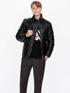 Padded Synthetic Vegan leather Down Jacket - ARMANI EXCHANGE - BALAAN 10