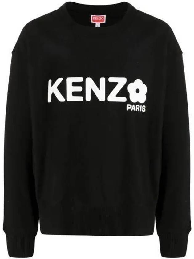 Bokeh Flower 2 0 Sweatshirt Black - KENZO - BALAAN 2