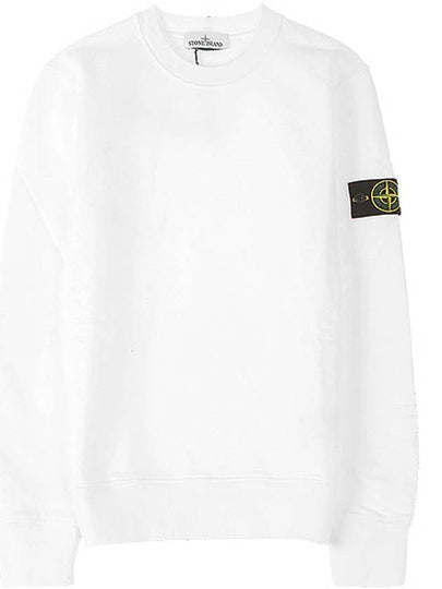 Wappen Patch Crewneck Sweatshirt White - STONE ISLAND - BALAAN 2