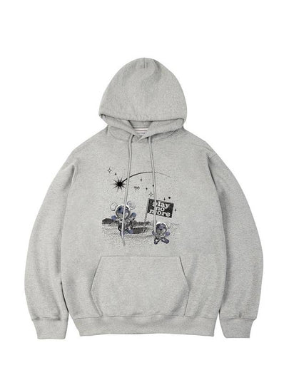 Women's Spacelost Zizik Hoodie Grey - PLAYNOMORE - BALAAN 2