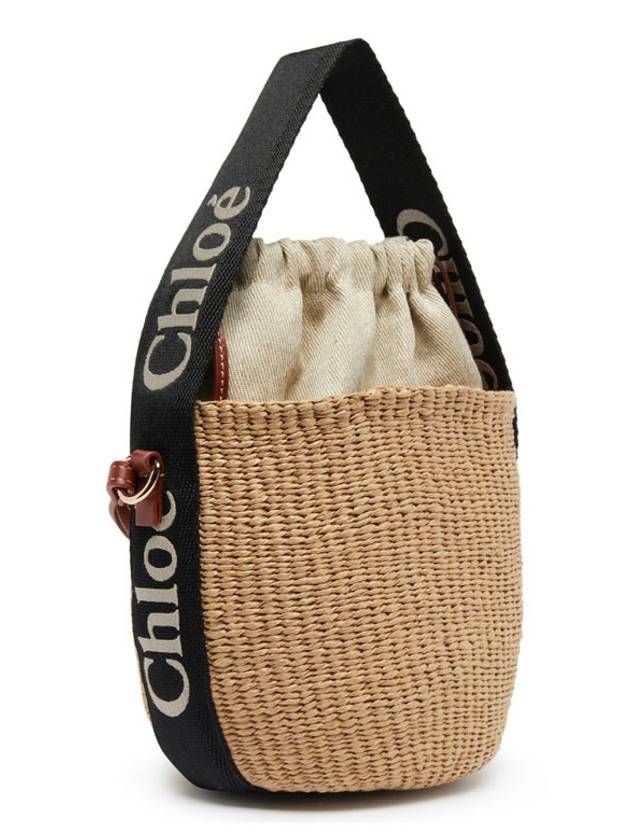 Small Woody Logo Bucket Bag Beige - CHLOE - BALAAN 10