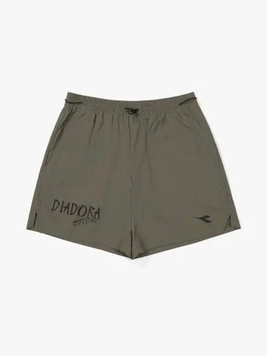 Diadora Rock Run Woven Shorts KHAKI - DIADORA - BALAAN 1