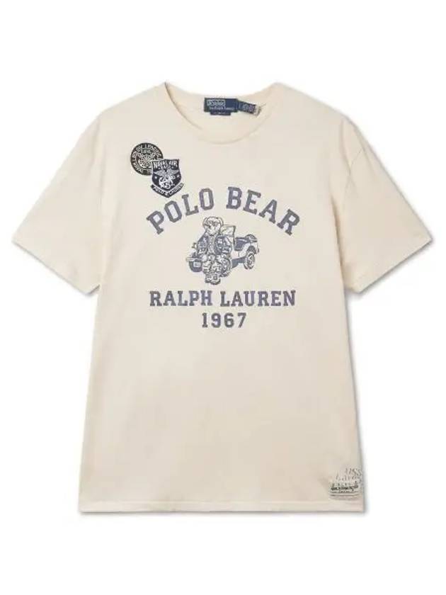 Classic Fit Polo Bear Jersey T Shirt White - POLO RALPH LAUREN - BALAAN 2