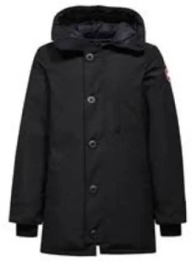 Chateau Logo Hooded Parka Black - CANADA GOOSE - BALAAN 2