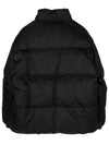 Medium-Length Re-Nylon Reversible Down Padded Jacket Black - PRADA - BALAAN 4