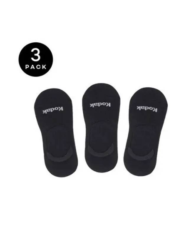 KODAK Apparel No Show Socks 3PC BLACK - KODO - BALAAN 1