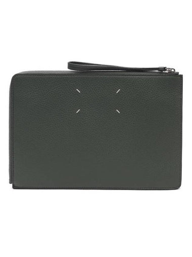 4 Stitch Clutch Bag Green - MAISON MARGIELA - BALAAN 1