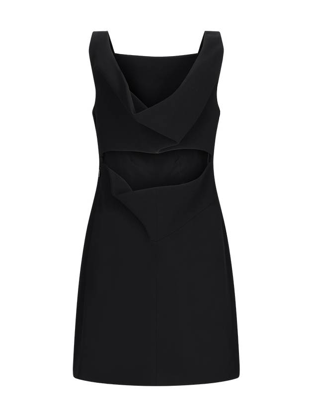 24FW midi dress BW226014N6001 AI24 BLACK - GIVENCHY - BALAAN 3