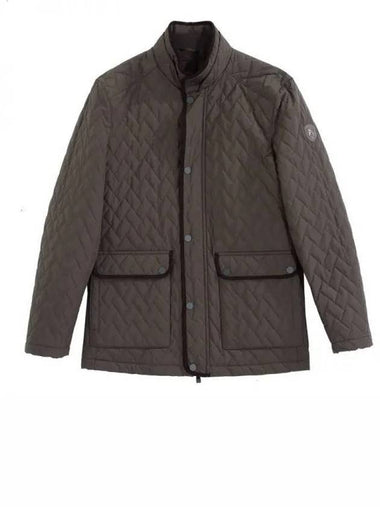 Khaki quilted lightweight padded jumper C08OTPA03 270003 - CORNELIANI - BALAAN 1