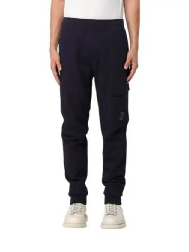 Diagonal Raised Fleece Track Pants Navy - CP COMPANY - BALAAN 2