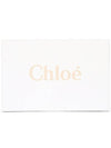 Alphabet Grain Leather Flap Small Half Wallet Grey - CHLOE - BALAAN 10