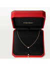 Damour Pink Sapphire Necklace Rose Gold - CARTIER - BALAAN 6