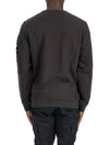 Brushed Organic Cotton Fleece Sweatshirt Grey - STONE ISLAND - BALAAN 4