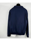 Logo Zip-Up Jacket Navy - BALENCIAGA - BALAAN 4