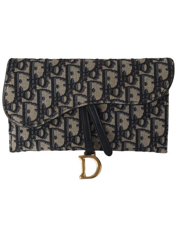 Christian Dior S5614CTZQ Oblique Saddle WOC Cross Bag 33757 1 - CHRISTIAN LACROIX - BALAAN 1