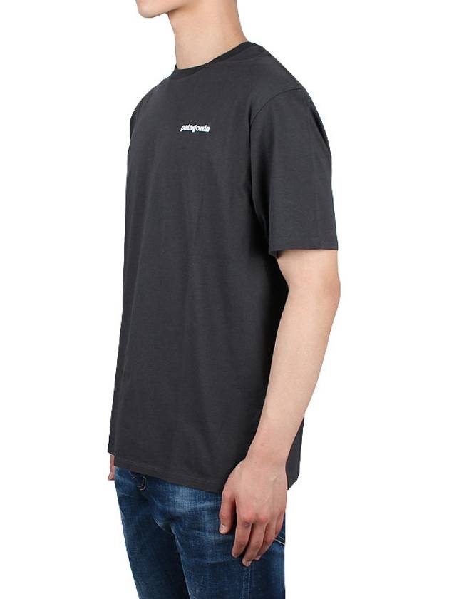 Mission Organic Short Sleeve T-Shirt Black - PATAGONIA - BALAAN 4