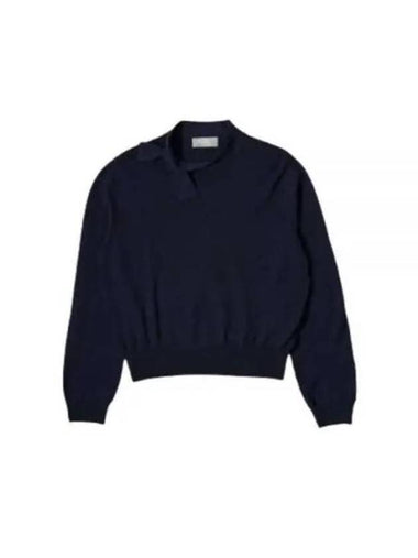 Turtleneck WOKN0497S24ILTNVY Navy - MARGARET HOWELL - BALAAN 1