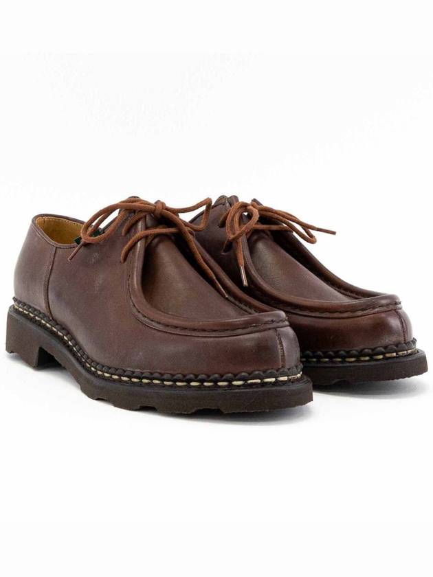 Michael Griff Leather Derby Maroon - PARABOOT - BALAAN 3