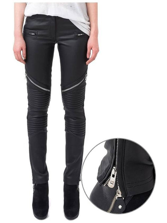 Leather Skinny Pants Black - GIVENCHY - BALAAN 2