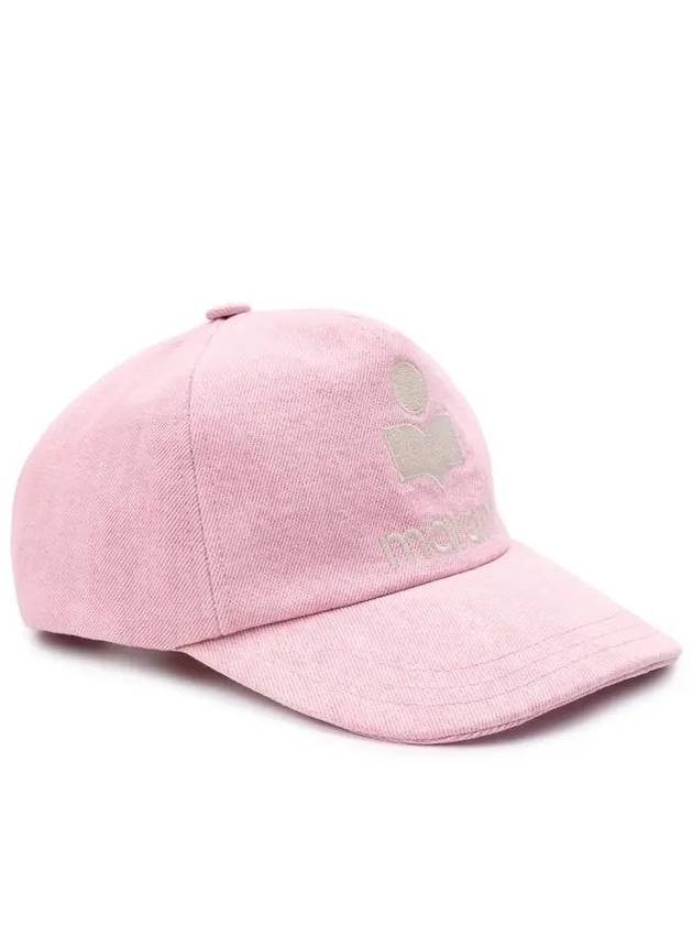 Tyrone Logo Wool Ball Cap Pink - ISABEL MARANT - BALAAN.