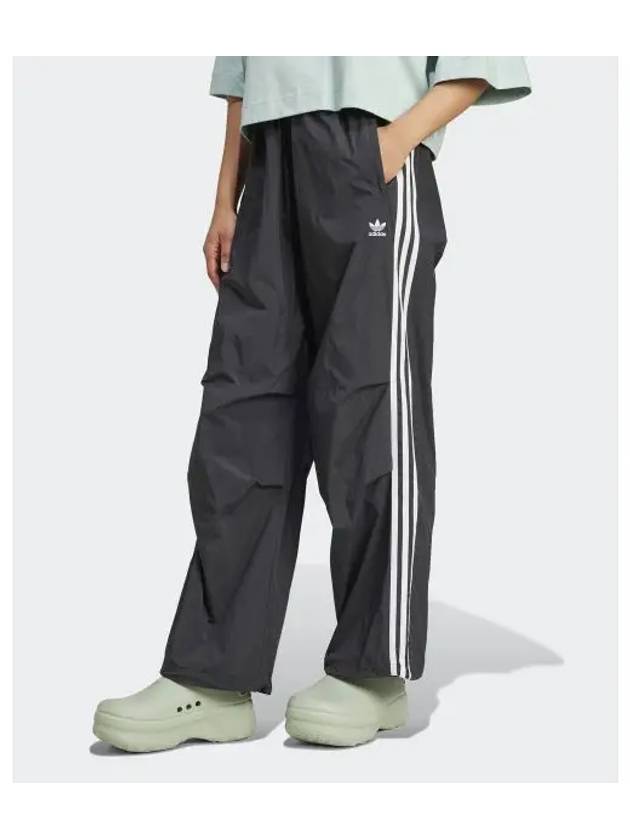 adidas 3S Woven Parachute Pants Black IY7251 - ADIDAS - BALAAN 1